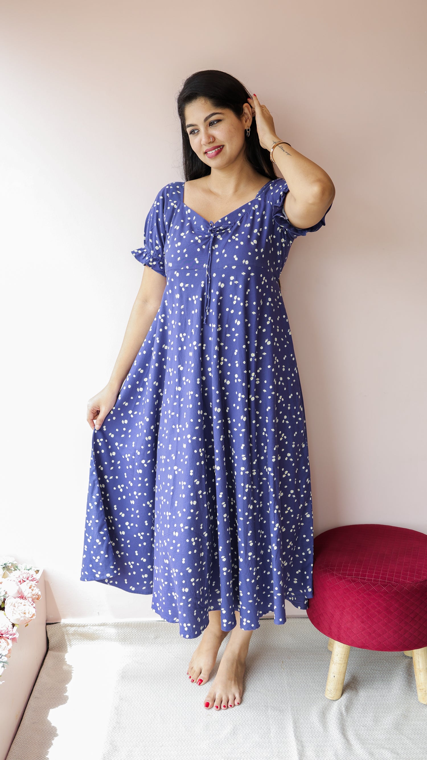 Misty | Cotton Feeding Dress