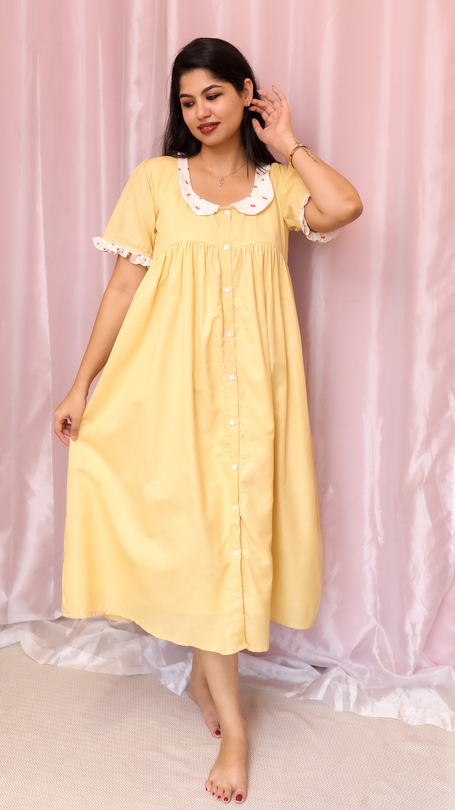 Cinder | Button-Down Maternity & Nursing Dress