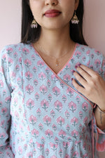 Aaliyah Handblock Printed Cotton Maternity Dress with Feeding Zips | Noor collectionALL US WOMENmaternity and feeding