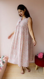 Acorn — Cotton Floral Twin-Zip maternity DressALL US WOMENmaternity and feeding