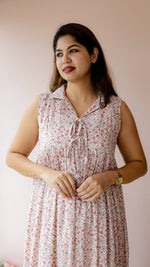 Acorn — Cotton Floral Twin-Zip maternity DressALL US WOMENmaternity and feeding