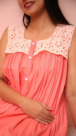 Apricot Haze|Hospital gown|Fruitful journey|All us womenALL US WOMENmaternity and feeding