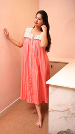 Apricot Haze|Hospital gown|Fruitful journey|All us womenALL US WOMENmaternity and feeding