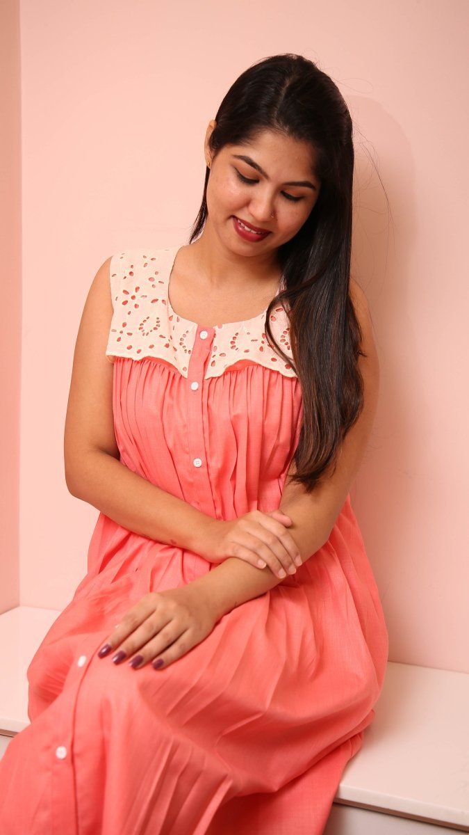 Apricot Haze|Hospital gown|Fruitful journey|All us womenALL US WOMENmaternity and feeding