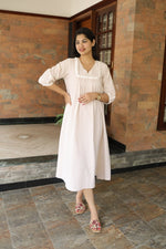 Ariana Cotton Hospital Feeding Dress for Maternity & Postpartum |EEEALL US WOMENmaternity and feeding