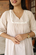 Ariana Cotton Hospital Feeding Dress for Maternity & Postpartum |EEEALL US WOMENmaternity and feeding