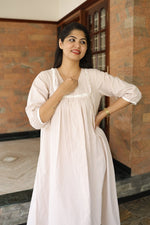 Ariana Cotton Hospital Feeding Dress for Maternity & Postpartum |EEEALL US WOMENmaternity and feeding