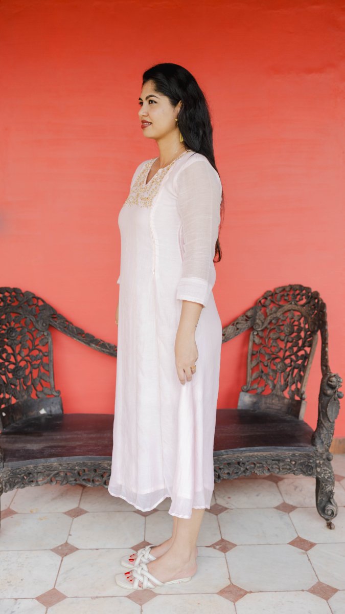 Aubade | Blush Zardozi Kurta | ÉLAN PremièreALL US WOMENmaternity and feeding