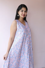 Ayana Handblock Cotton Feeding - Friendly Maternity Dress | NoorALL US WOMENmaternity and feeding