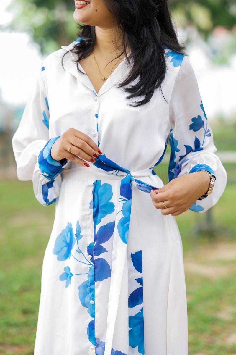 Berry Truffle|Premium Satin Georgette Maternity & Nursing Shirt|HearthALL US WOMENmaternity and feeding