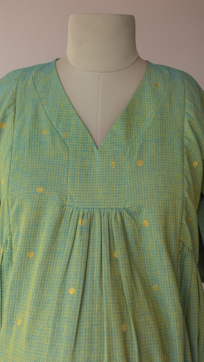 Betwa — Green South Cotton Maternity & Nursing DressALL US WOMENmaternity and feeding