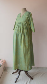Betwa — Green South Cotton Maternity & Nursing DressALL US WOMENmaternity and feeding