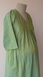 Betwa — Green South Cotton Maternity & Nursing DressALL US WOMENmaternity and feeding