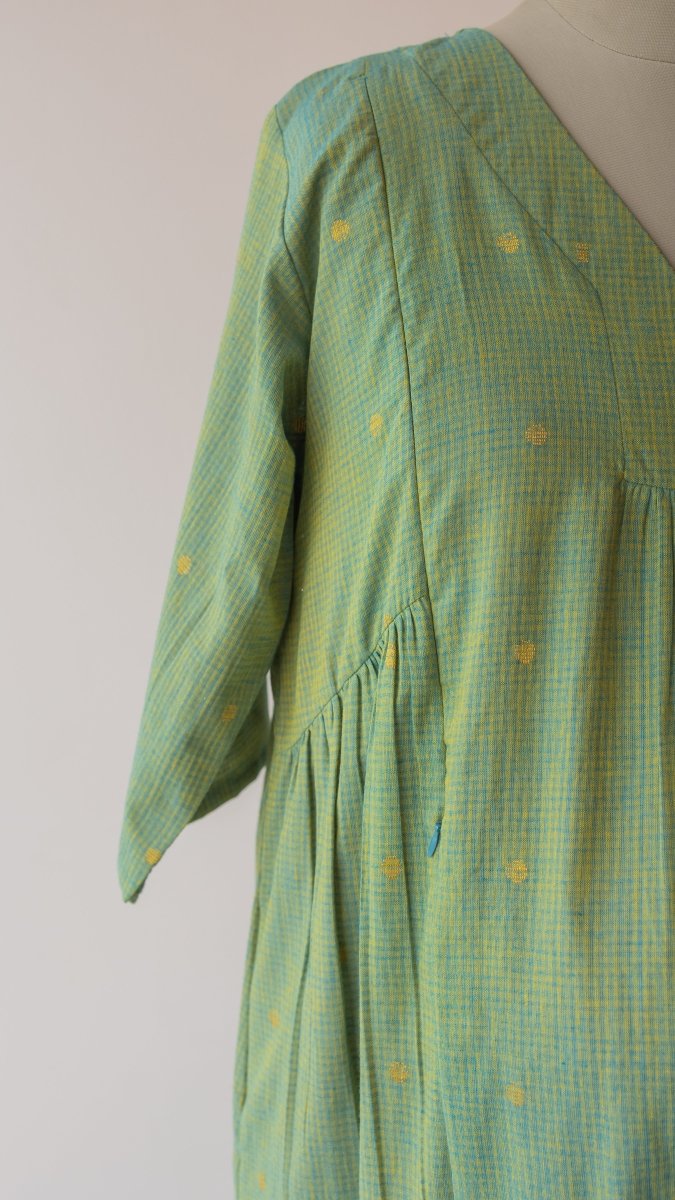 Betwa — Green South Cotton Maternity & Nursing DressALL US WOMENmaternity and feeding