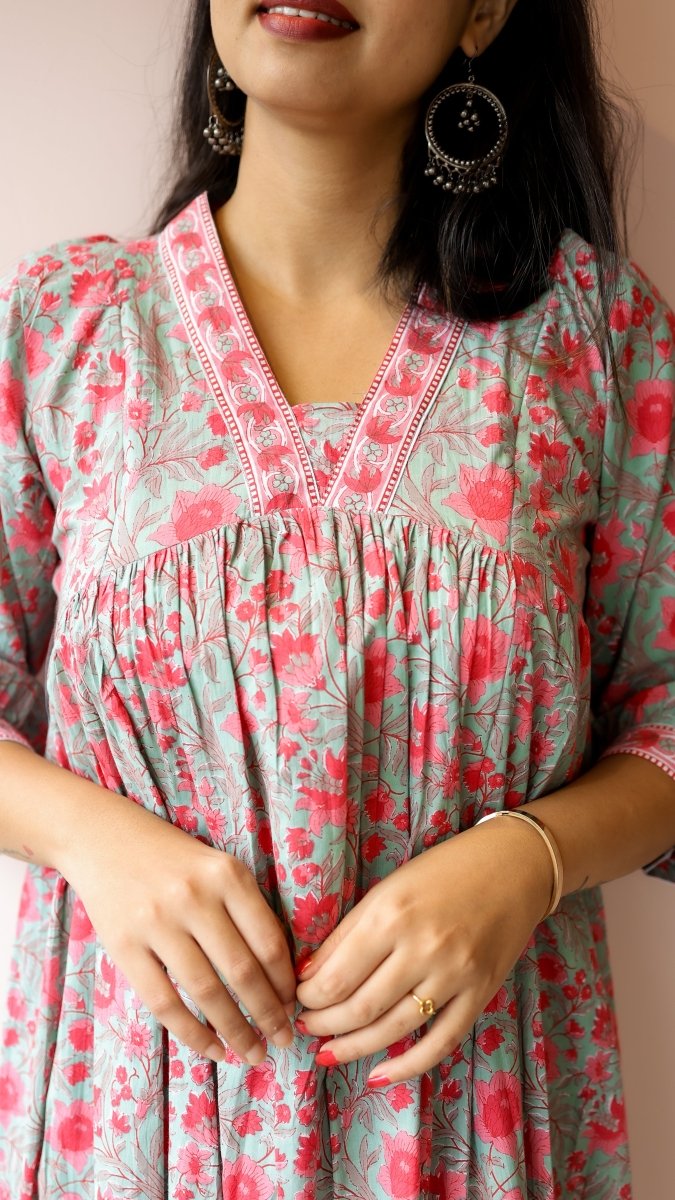 Bhairavi |Soft CottonMaternity & Feeding DressALL US WOMENmaternity and feeding