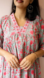 Bhairavi |Soft CottonMaternity & Feeding DressALL US WOMENmaternity and feeding