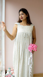 Birch|Cotton Eyelet Nursing Midi DressALL US WOMENmaternity and feeding