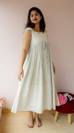 Birch|Cotton Eyelet Nursing Midi DressALL US WOMENmaternity and feeding
