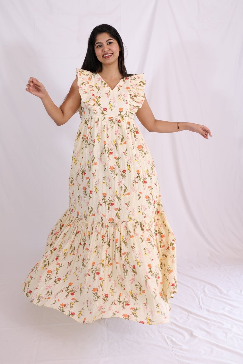 Bloom Path – Passeo Collection | Comfortable Maternity Maxi Day DressALL US WOMENmaternity and feeding