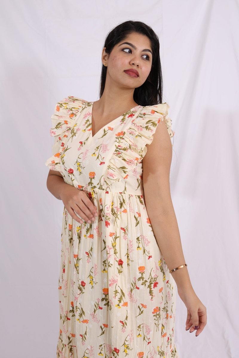 Bloom Path – Passeo Collection | Comfortable Maternity Maxi Day DressALL US WOMENmaternity and feeding