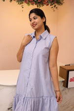 Breathe Calm – Cocoon Edit | Cotton Maternity & Nursing - Friendly Button - Down Shirt DressALL US WOMENmaternity and feeding
