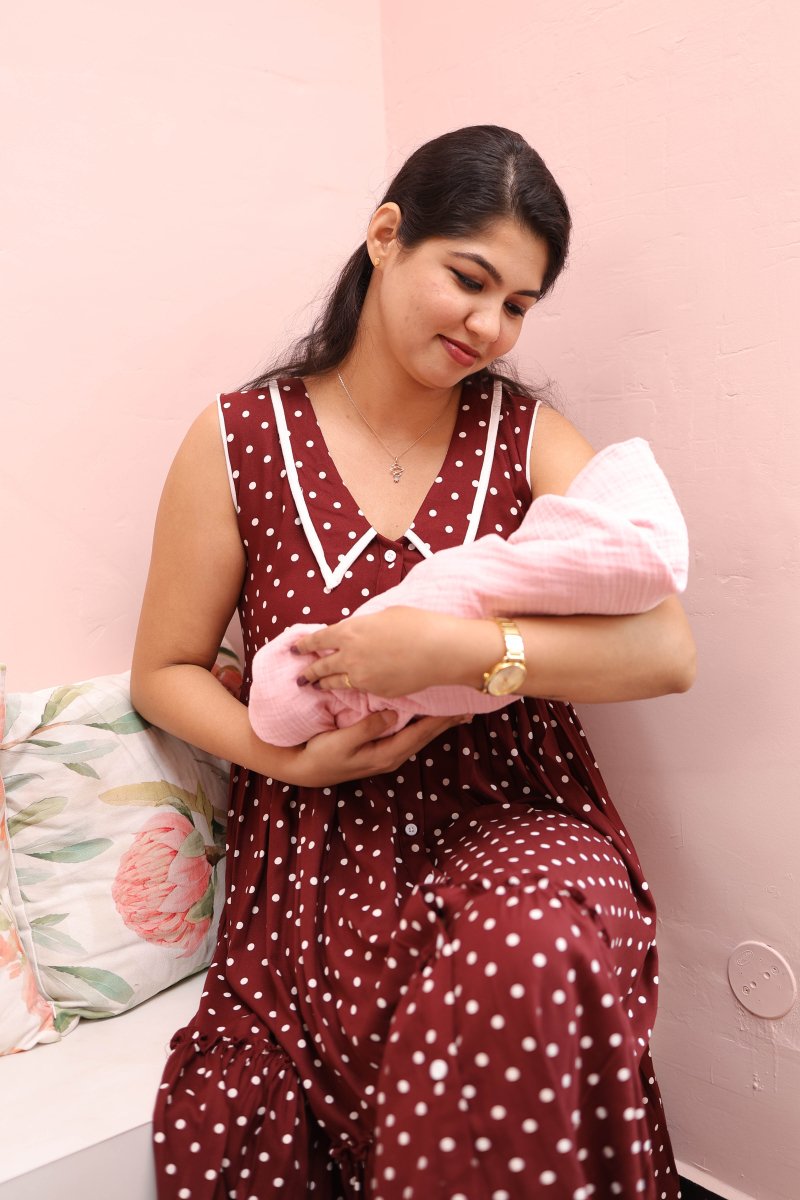Button - Down Maternity & Nursing Dress – Afterglow EditALL US WOMENmaternity and feeding