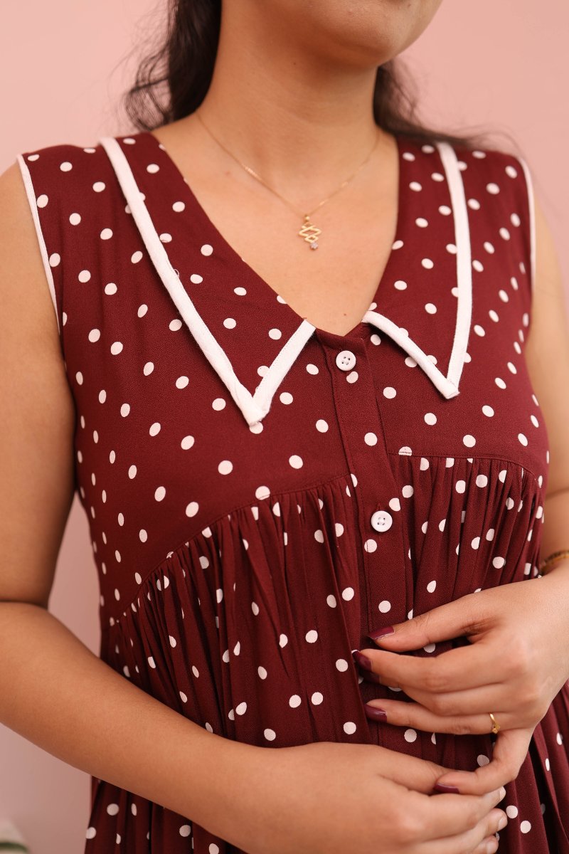 Button - Down Maternity & Nursing Dress – Afterglow EditALL US WOMENmaternity and feeding