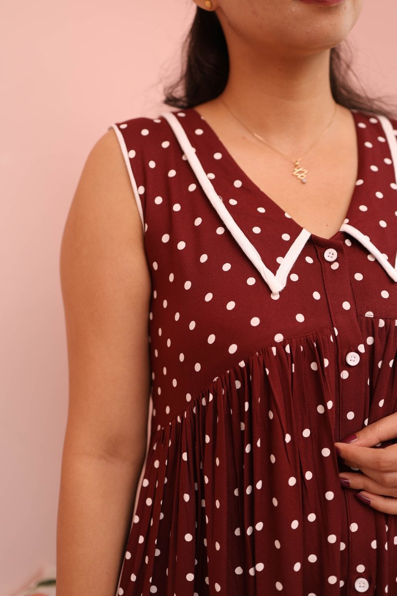 Button - Down Maternity & Nursing Dress – Afterglow EditALL US WOMENmaternity and feeding