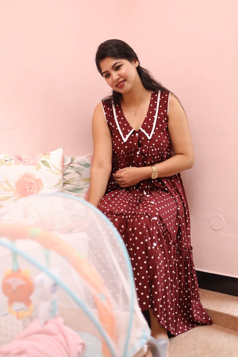 Button - Down Maternity & Nursing Dress – Afterglow EditALL US WOMENmaternity and feeding