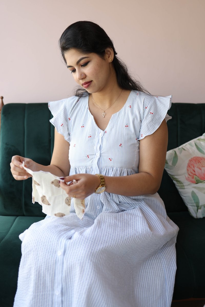 Button - Down Maternity Nursing Dress – GroundedALL US WOMENmaternity and feeding