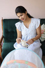 Button - Down Maternity Nursing Dress – GroundedALL US WOMENmaternity and feeding