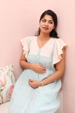 Button - Down Postpartum Nursing Dress – PoiseALL US WOMEN