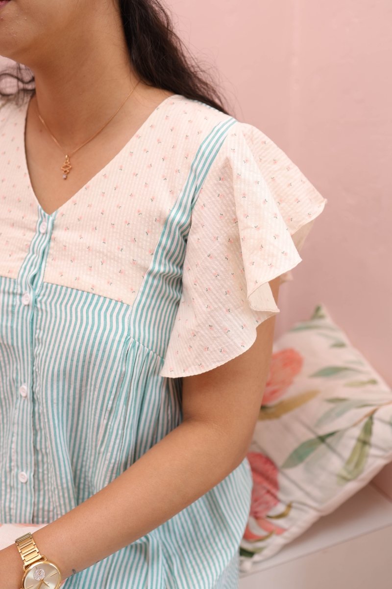 Button - Down Postpartum Nursing Dress – PoiseALL US WOMEN