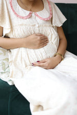 Button - Down Postpartum Nursing Dress – QuietudeALL US WOMENmaternity and feeding