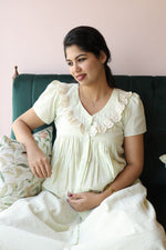 Button - Down Postpartum Nursing Dress – ReverieALL US WOMENmaternity and feeding