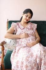 Button - Down Postpartum Nursing Dress – StillnessALL US WOMENmaternity and feeding