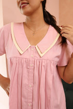 Calm Cradle – Cocoon Edit | Button down Cotton Maternity & Nursing DressALL US WOMENmaternity and feeding
