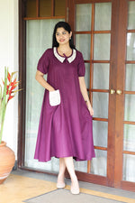Cherry compote | Cotton Maternity & Feeding zip Dress | Hearth CollectionALL US WOMENmaternity and feeding