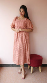 Chikoo charm|MaternityDress|Fruitful journey|All us womenALL US WOMEN