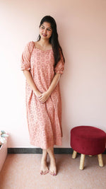 Chikoo charm|MaternityDress|Fruitful journey|All us womenALL US WOMEN