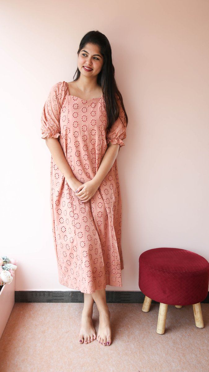 Chikoo charm|MaternityDress|Fruitful journey|All us womenALL US WOMEN