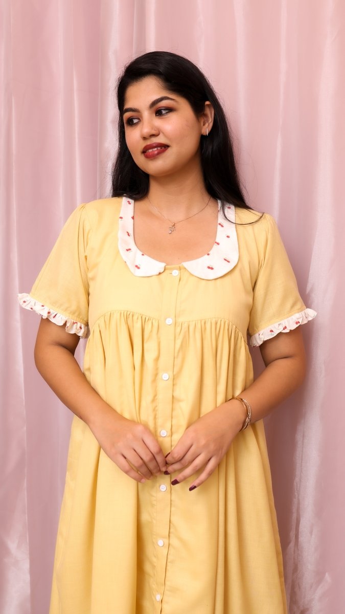 Cinder | Button-Down Maternity & Nursing DressALL US WOMENmaternity and feeding