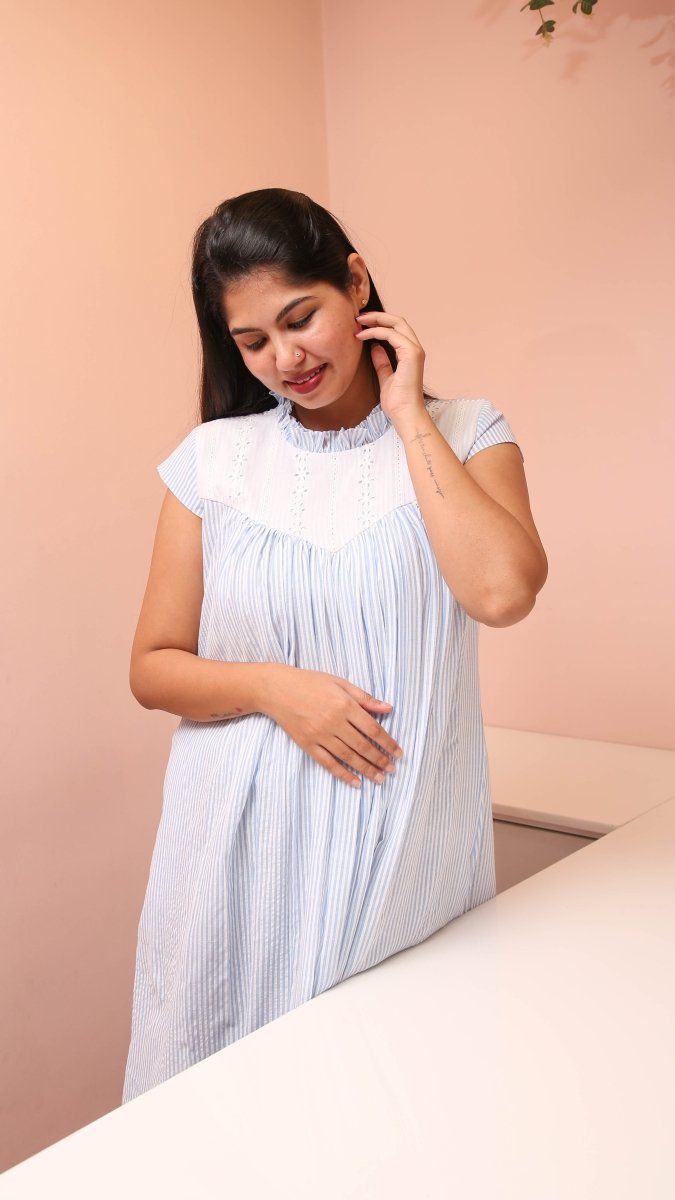 Cloud berry dress|Maternity|Fruitful journey|All us womenALL US WOMENmaternity and feeding