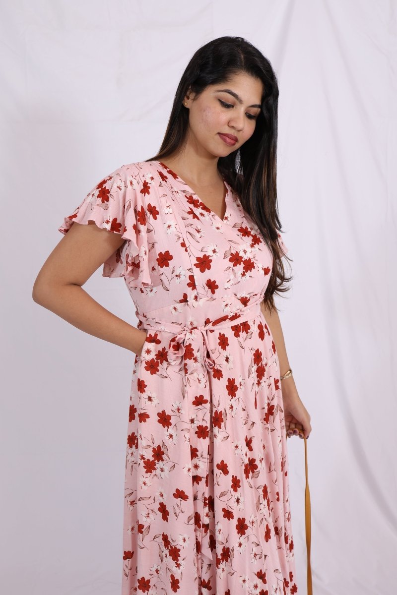 Cloud Walk – Passeo Collection | Comfortable Maternity Outing Midi DressALL US WOMENmaternity and feeding