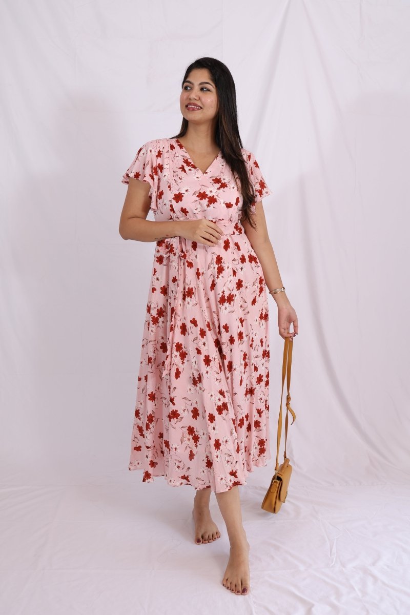 Cloud Walk – Passeo Collection | Comfortable Maternity Outing Midi DressALL US WOMENmaternity and feeding