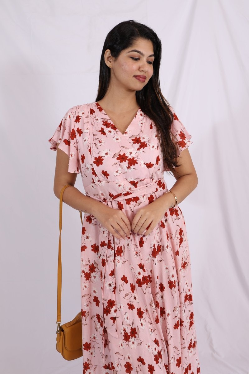 Cloud Walk – Passeo Collection | Comfortable Maternity Outing Midi DressALL US WOMENmaternity and feeding