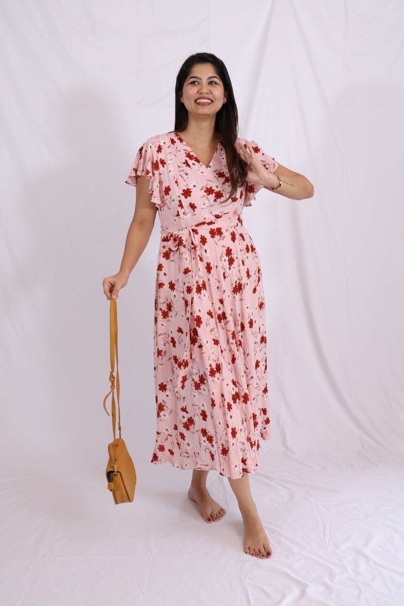 Cloud Walk – Passeo Collection | Comfortable Maternity Outing Midi DressALL US WOMENmaternity and feeding
