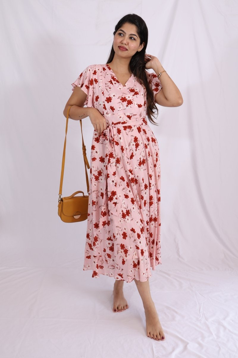 Cloud Walk – Passeo Collection | Comfortable Maternity Outing Midi DressALL US WOMENmaternity and feeding