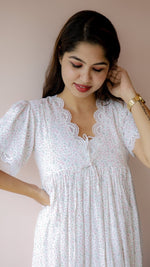 Cobble — Rayon Lace-Trim Homecoimg DressALL US WOMENmaternity and feeding