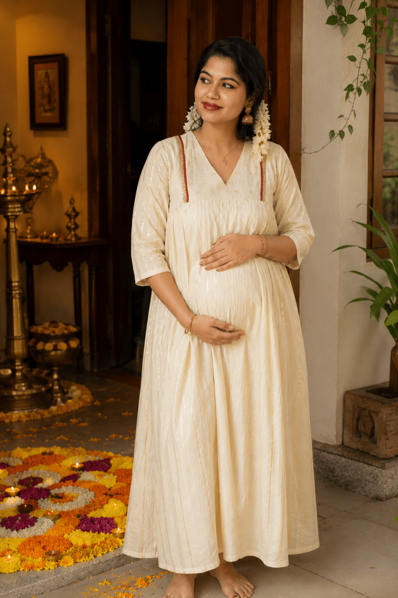 Devaki | Maternity & Nursing Dress| Onakodi 2026ALL US WOMENmaternity and feeding